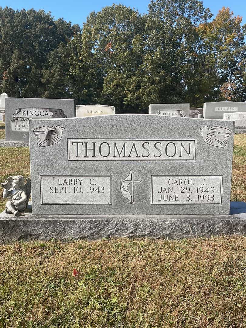 Carol J. Thomasson's grave. Photo 1