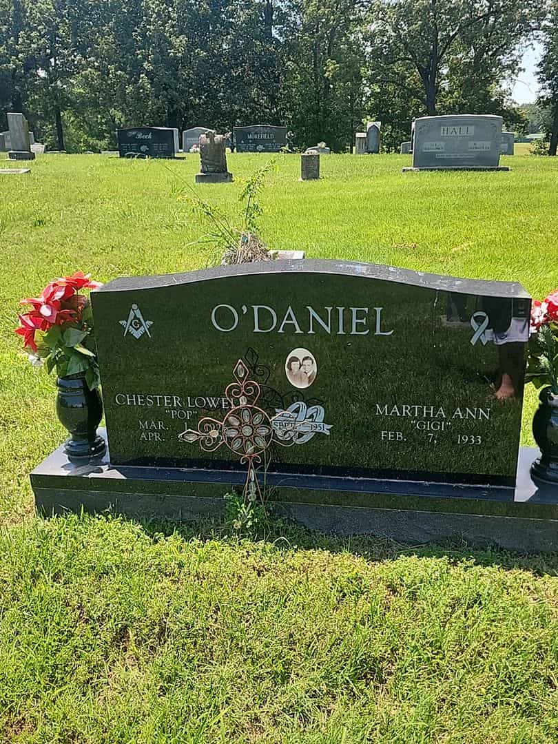 Chester Lowell "Pop" O`Daniel's grave. Photo 1
