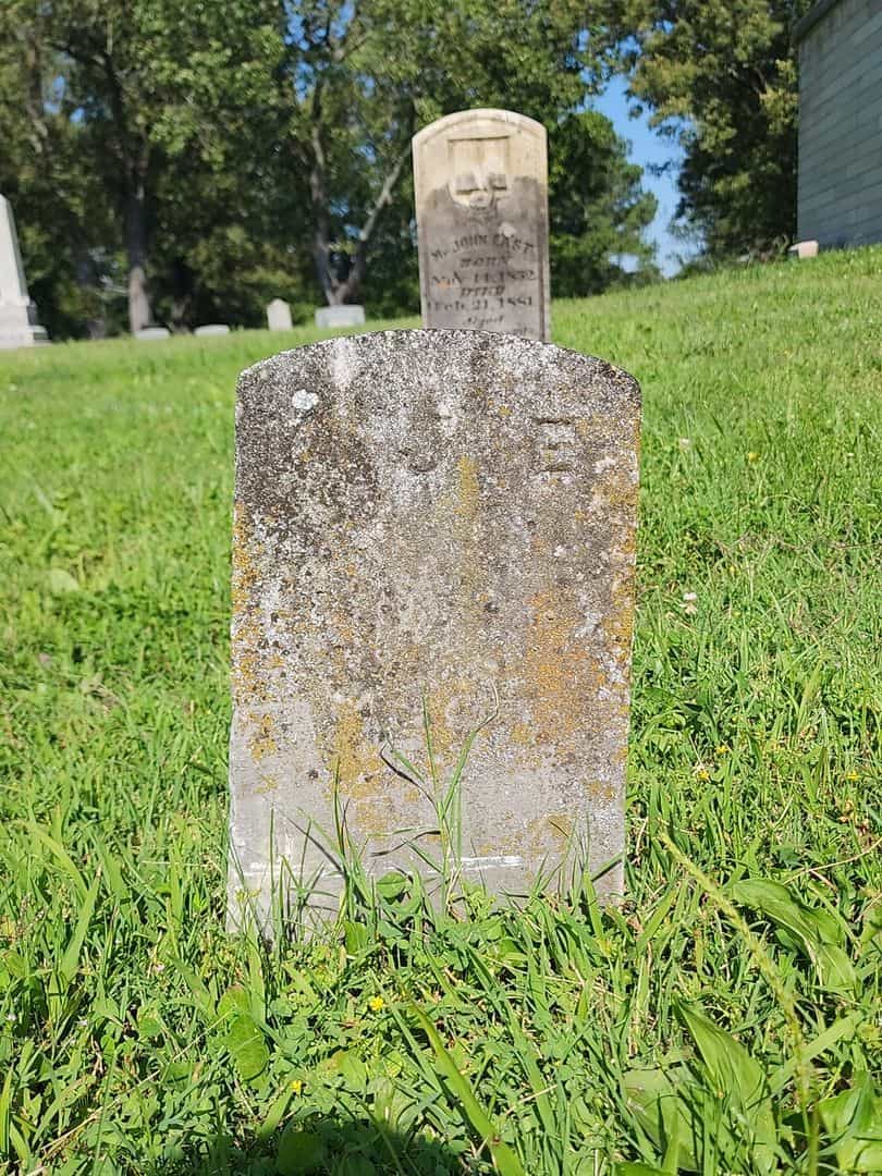 Mister John East's grave. Photo 3