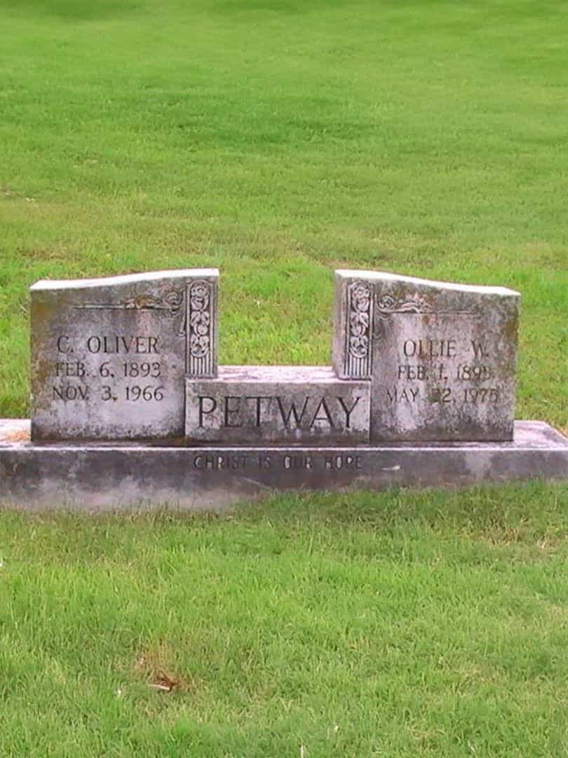 C. Oliver Petway's grave. Photo 1
