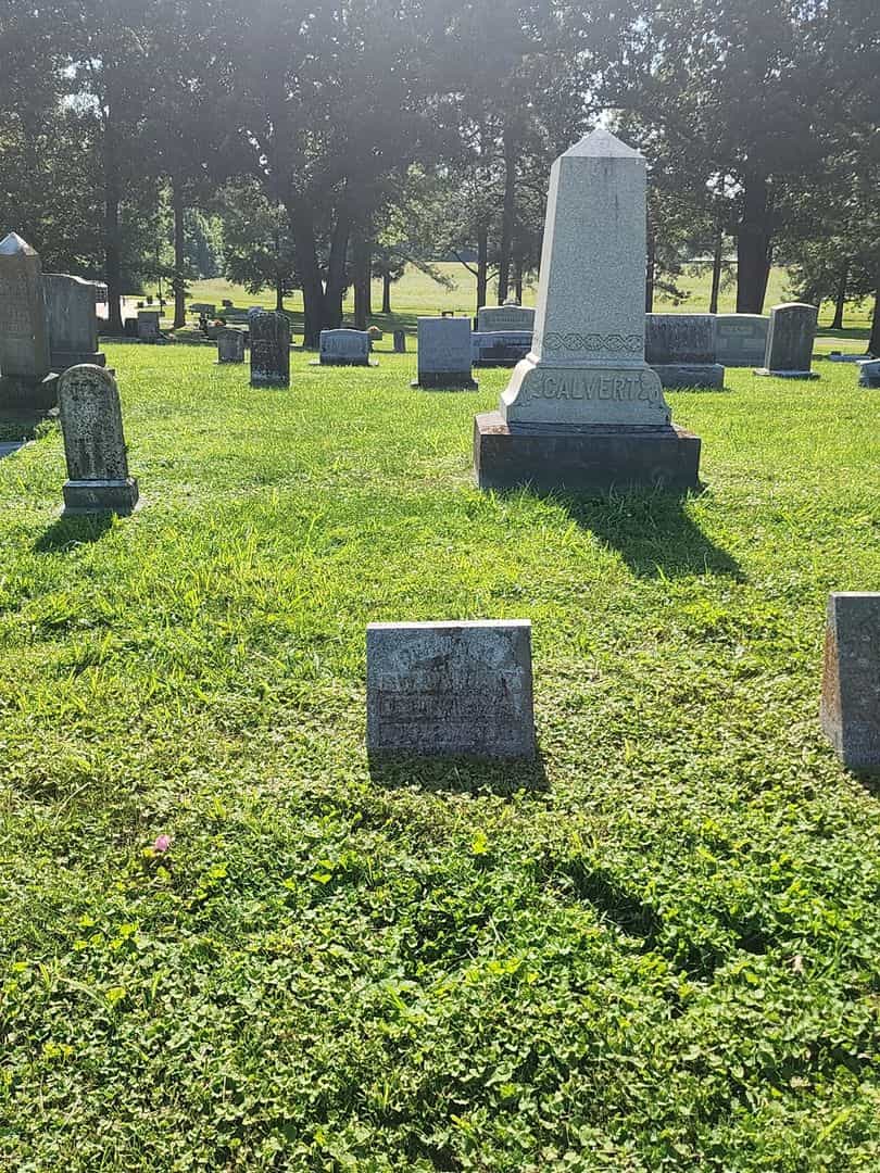 P. W. Calvert's grave. Photo 2
