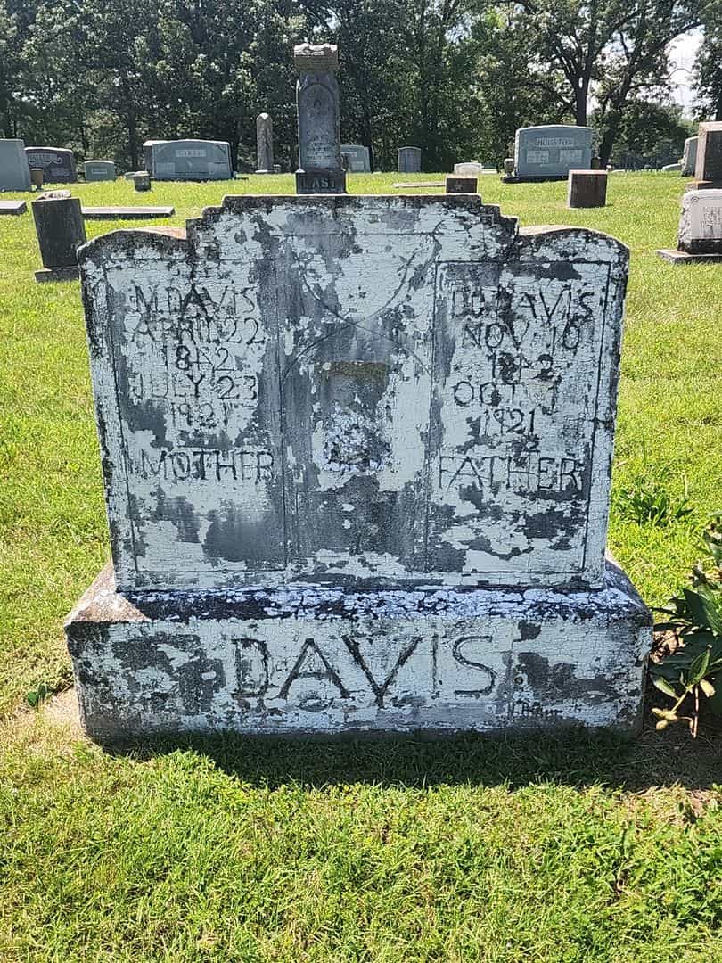 D. C. Davis's grave. Photo 1