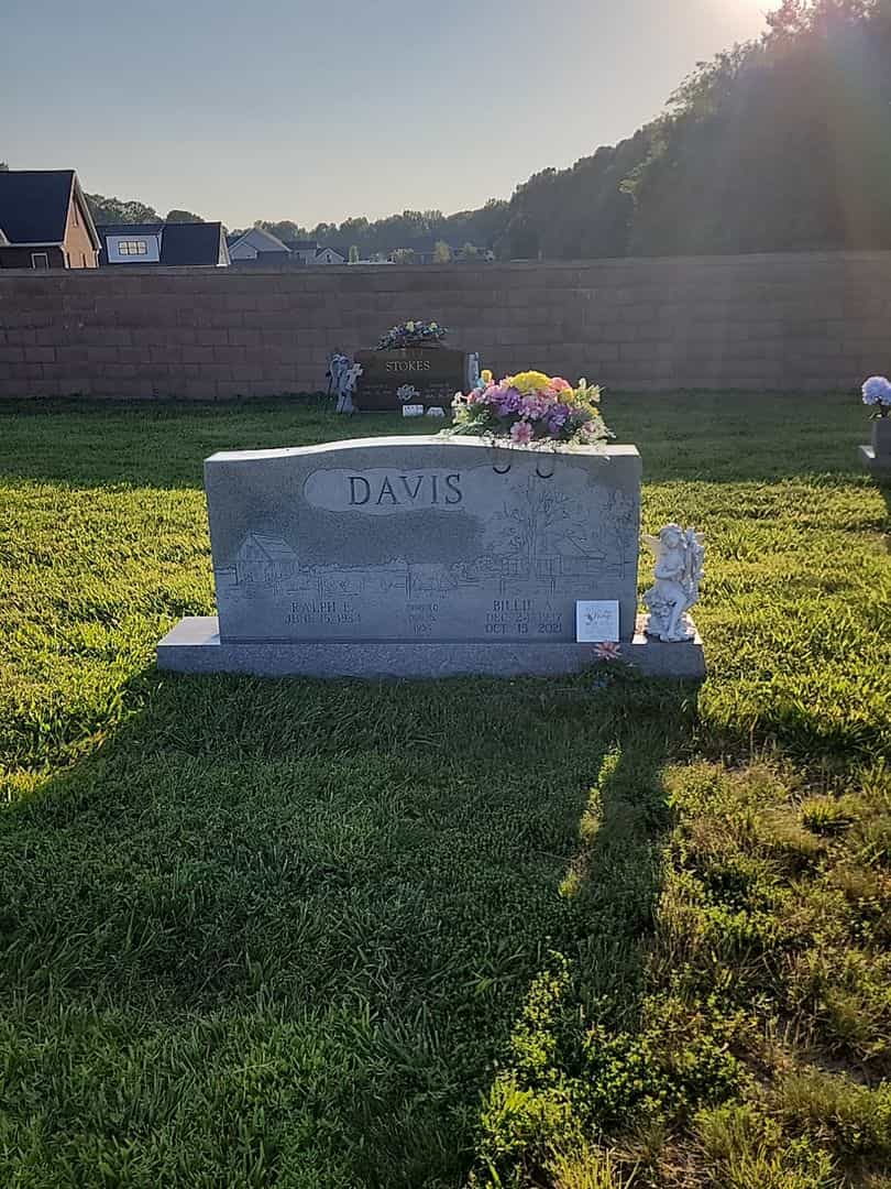 Billie A. Davis's grave. Photo 2
