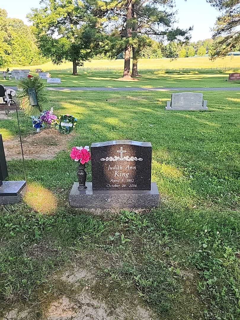 Judith Ann King's grave. Photo 2