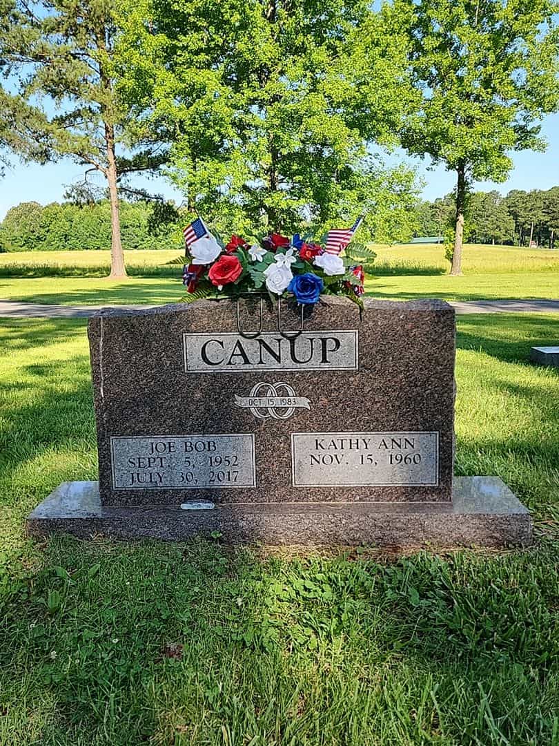 Joe Bob Canup's grave. Photo 1