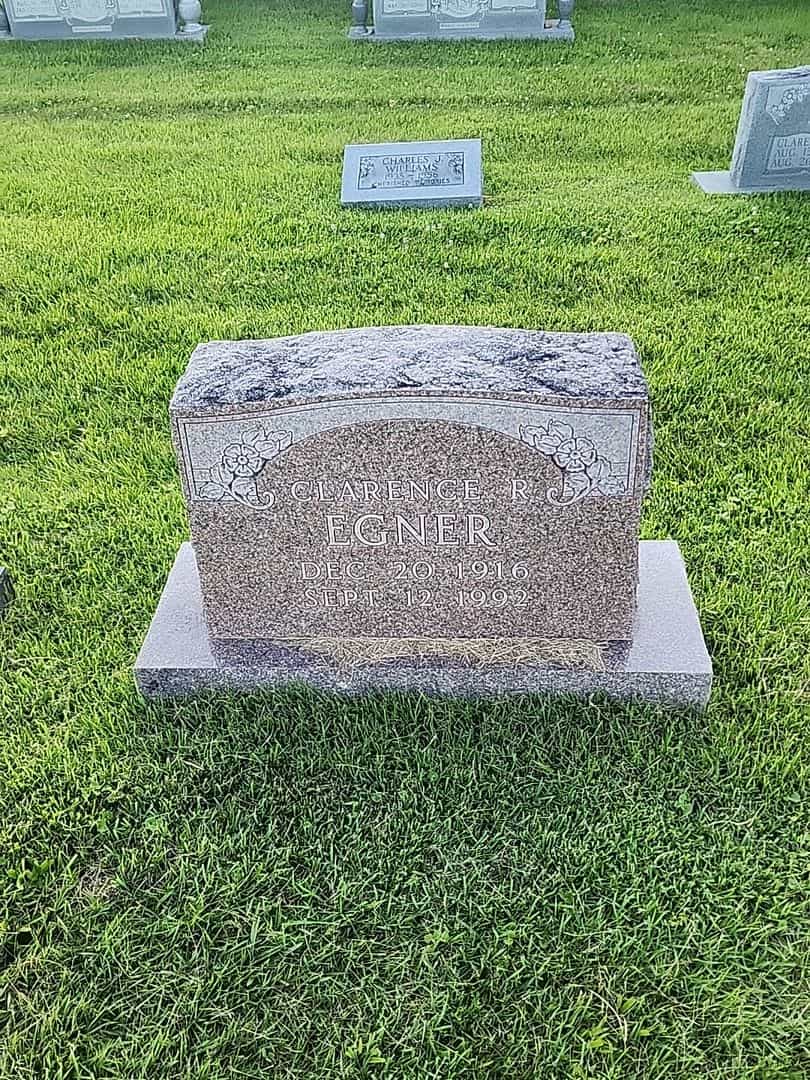Clarence R. Egner's grave. Photo 1