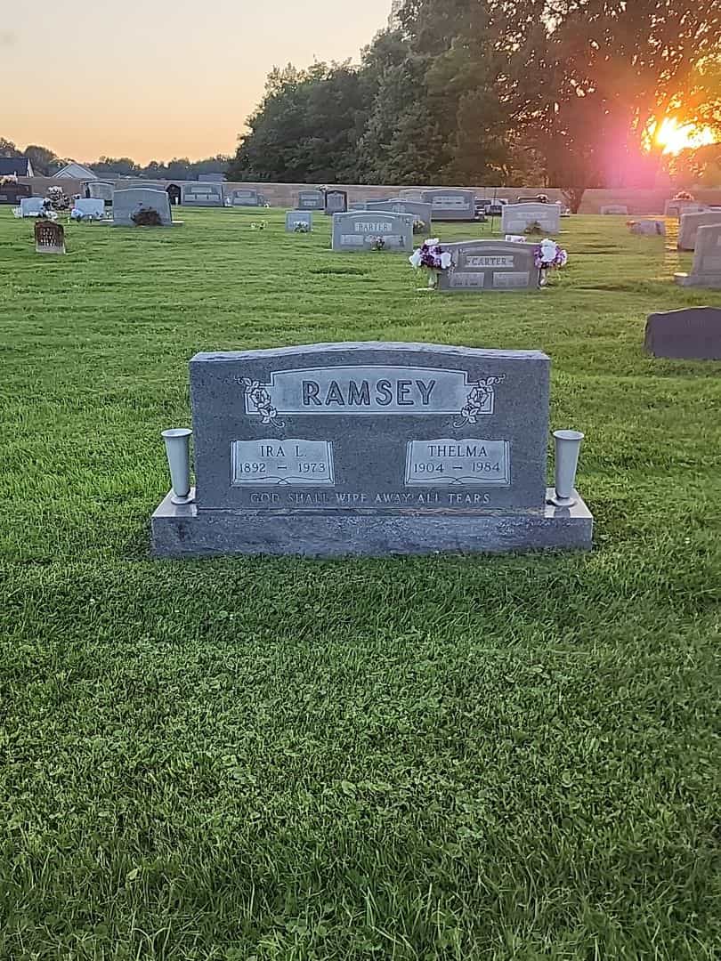 Ira L. Ramsey's grave. Photo 2