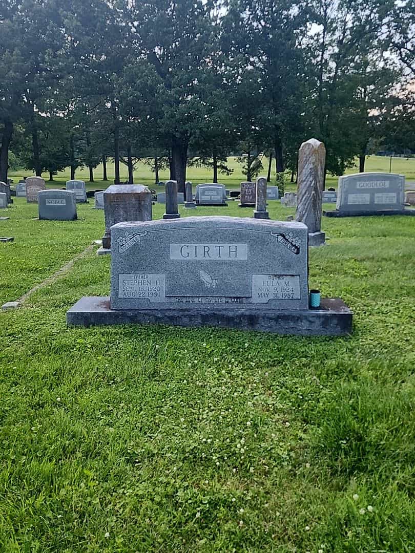 Stephen H. Girth's grave. Photo 2
