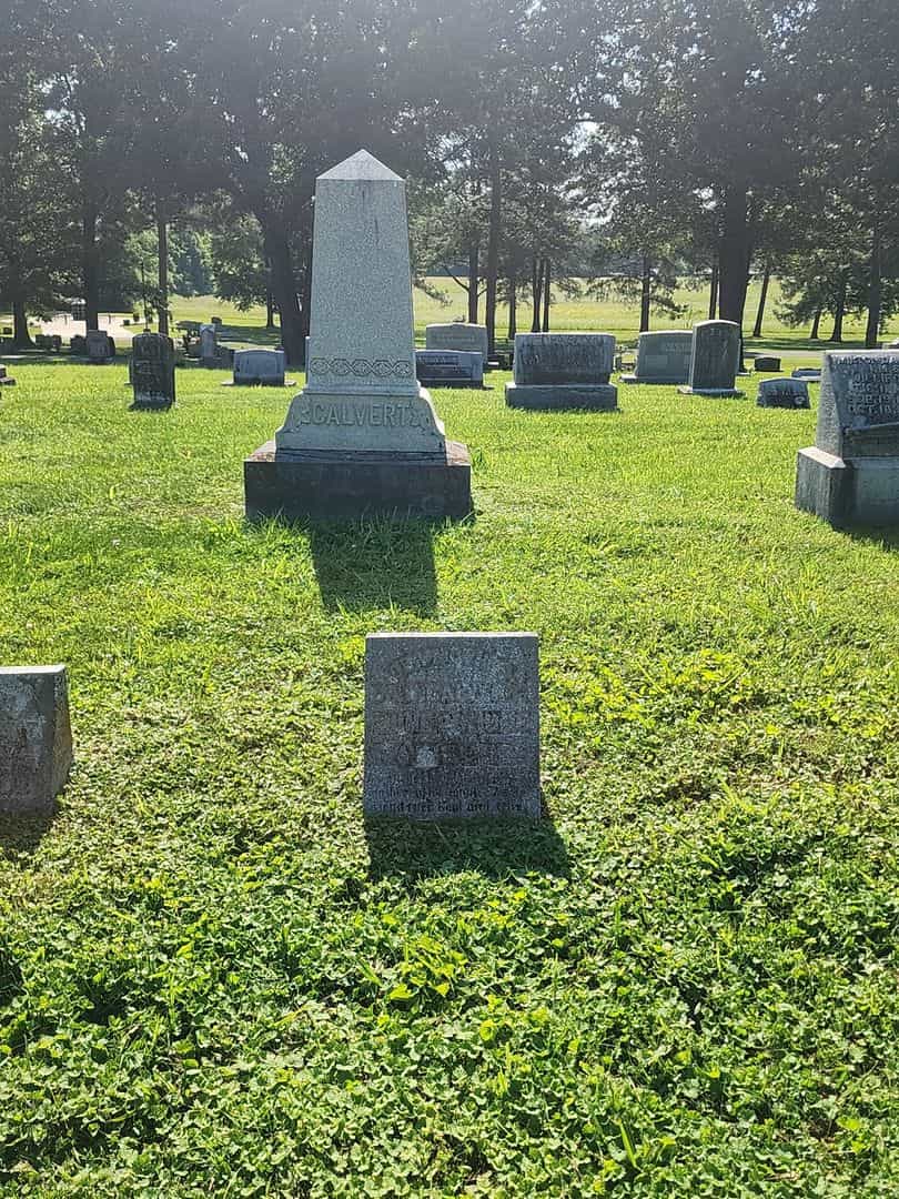 M. J. Calvert's grave. Photo 2
