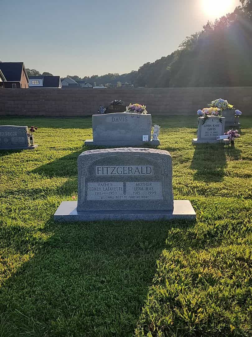 Sidney Lafayette Fitzgerald's grave. Photo 2