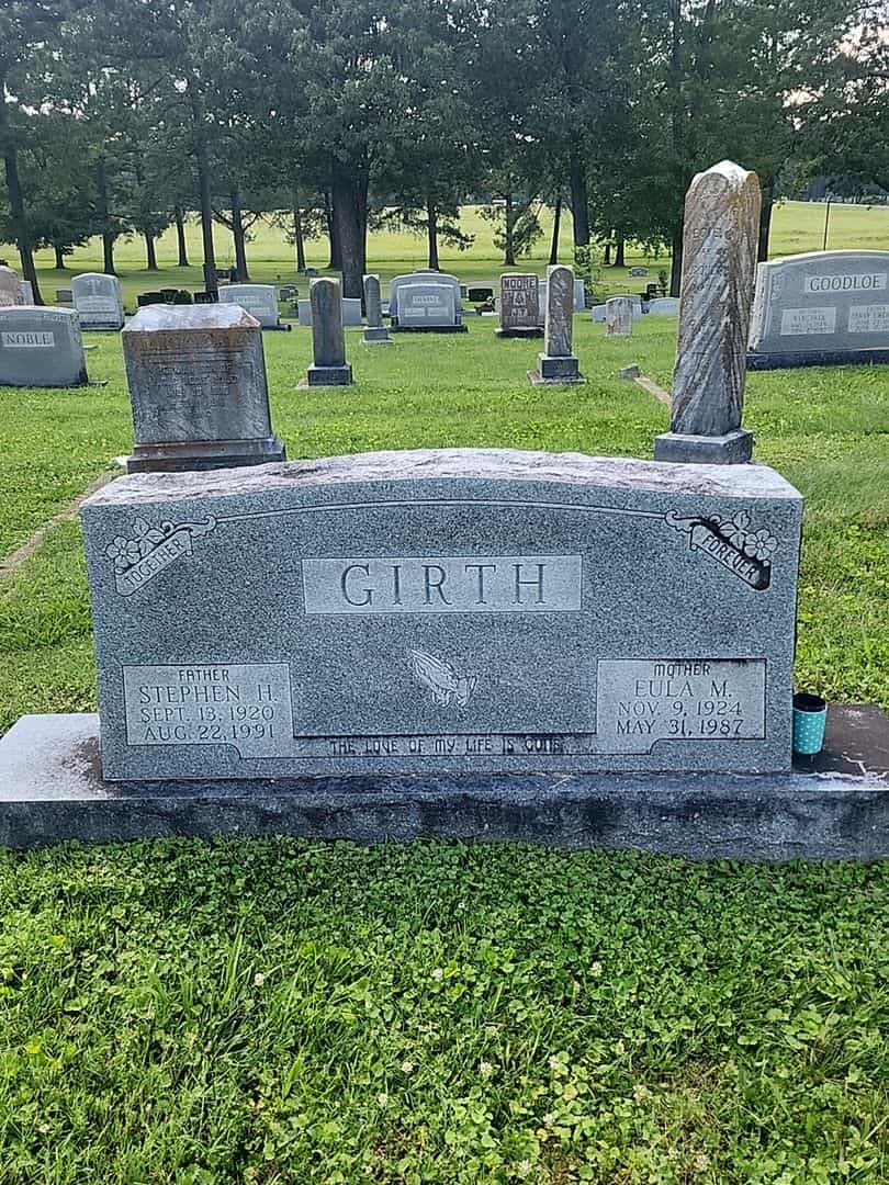 Stephen H. Girth's grave. Photo 1