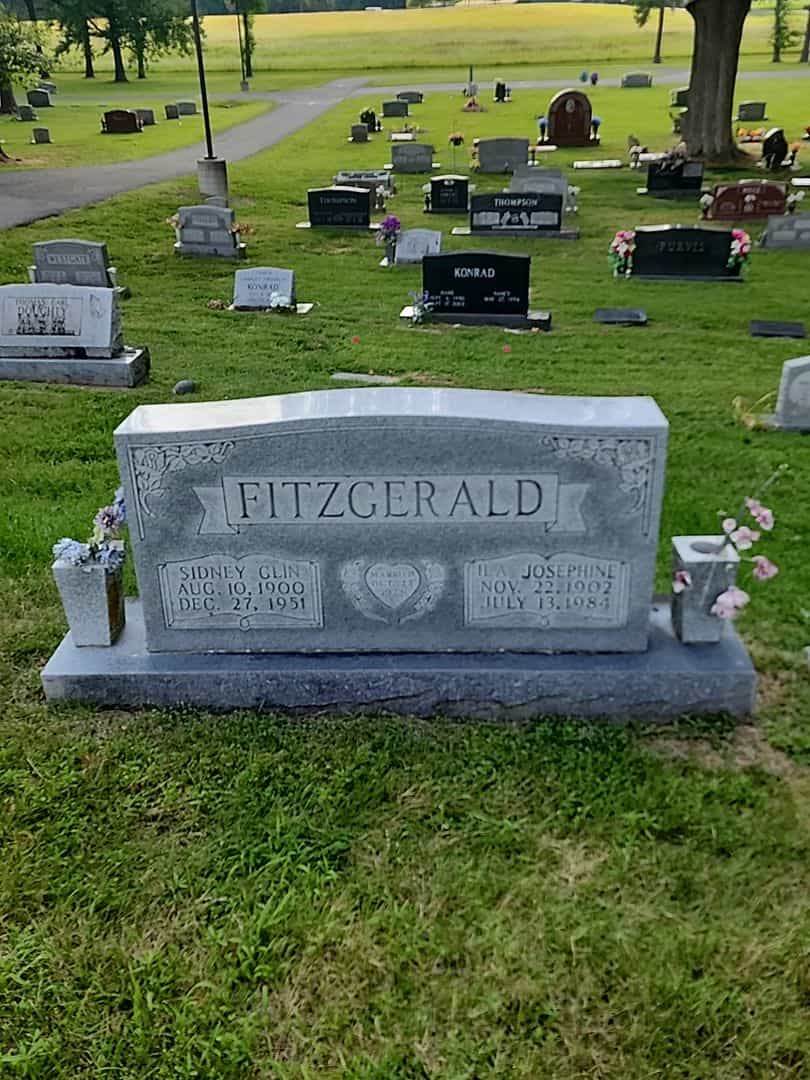Sidney Glin Fitzgerald's grave. Photo 1
