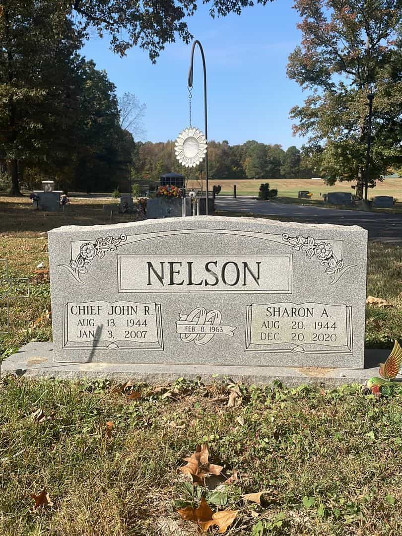 Chief John Robert Nelson's grave. Photo 1