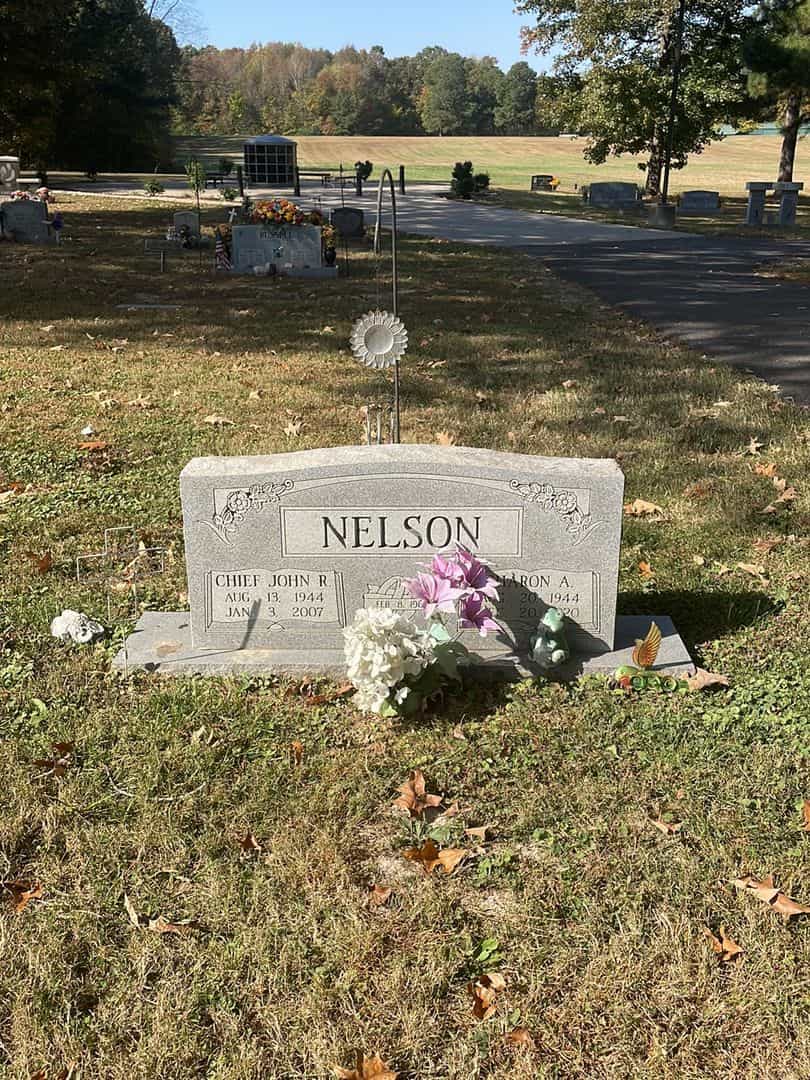 Chief John Robert Nelson's grave. Photo 2