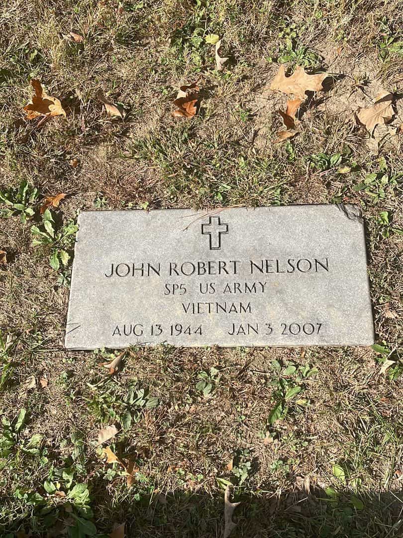 Chief John Robert Nelson's grave. Photo 3