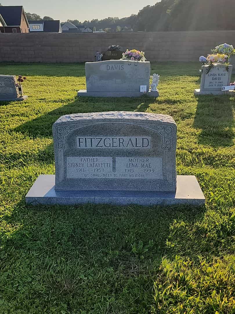 Sidney Lafayette Fitzgerald's grave. Photo 1