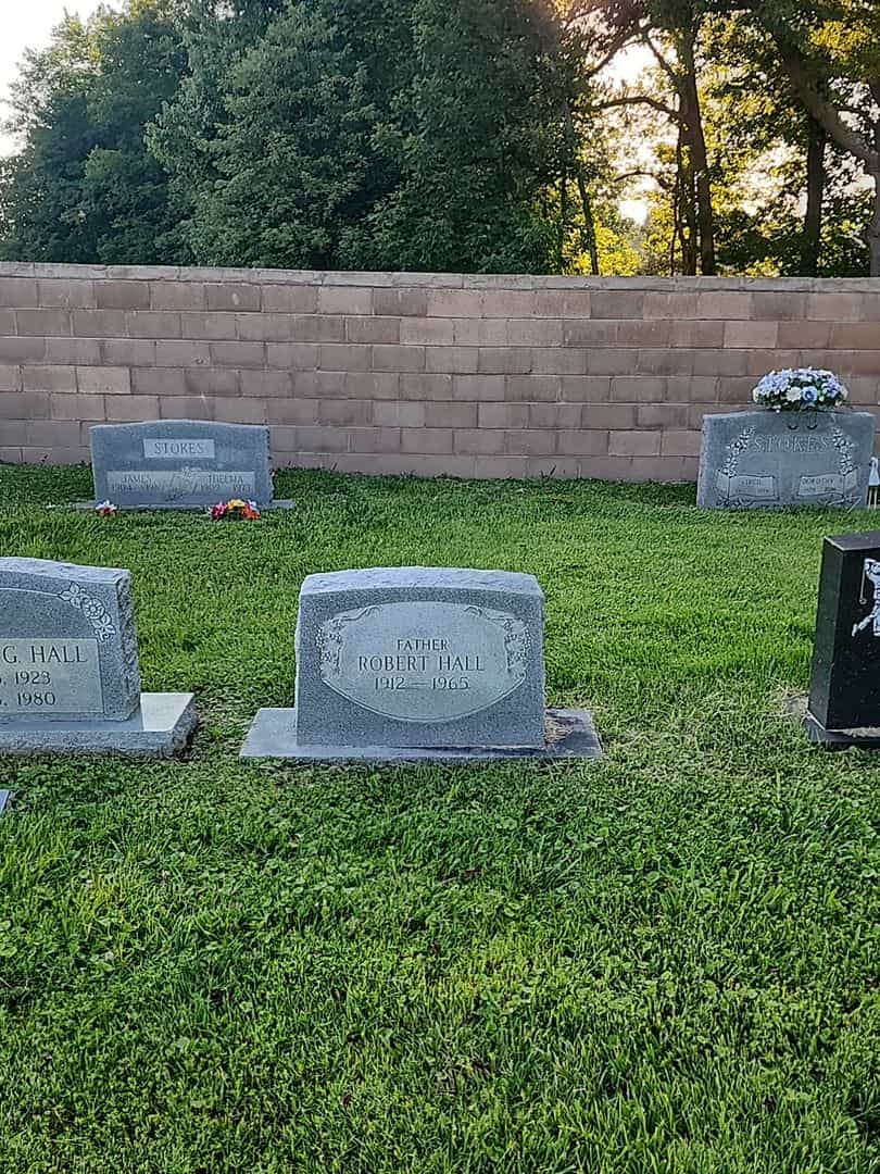 Robert Hall's grave. Photo 2