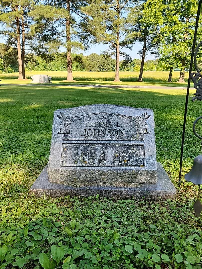 Thelma L. Johnson's grave. Photo 1