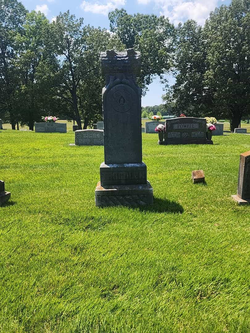 James A. Garfield Trogdlen's grave. Photo 2