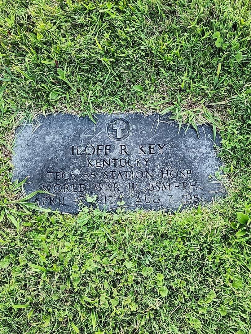 Iloff R. Key's grave. Photo 3