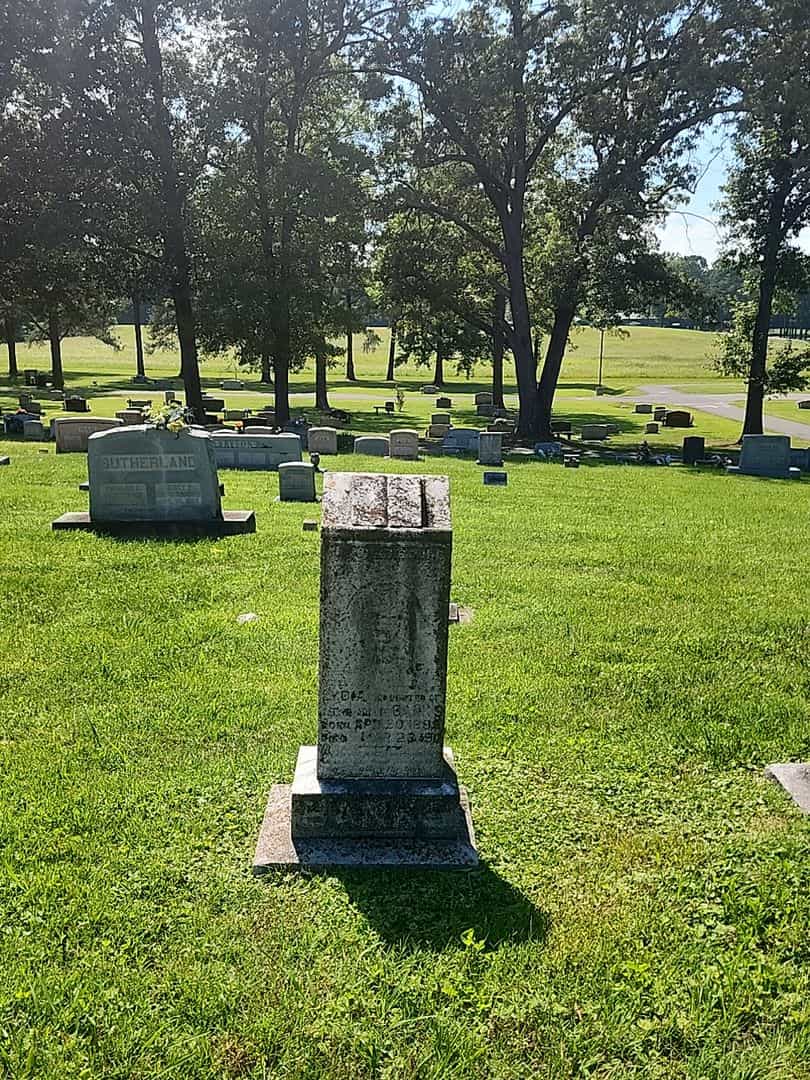Lydia Banks's grave. Photo 2