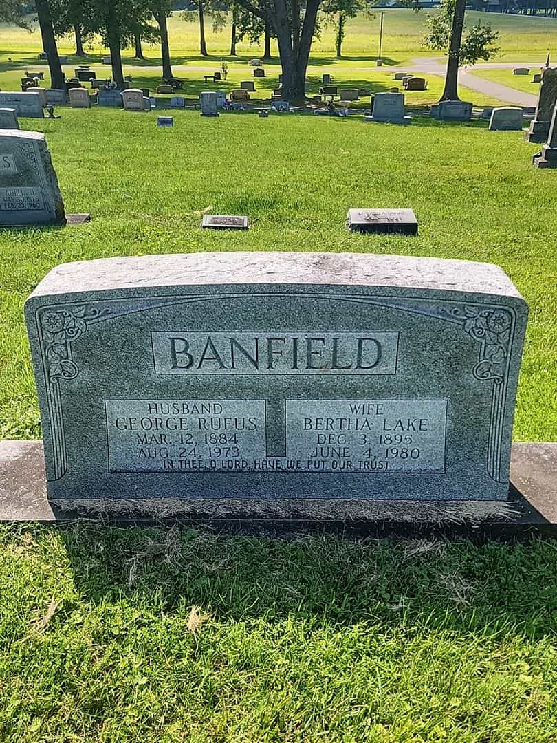 George Rufus Banfield's grave. Photo 1