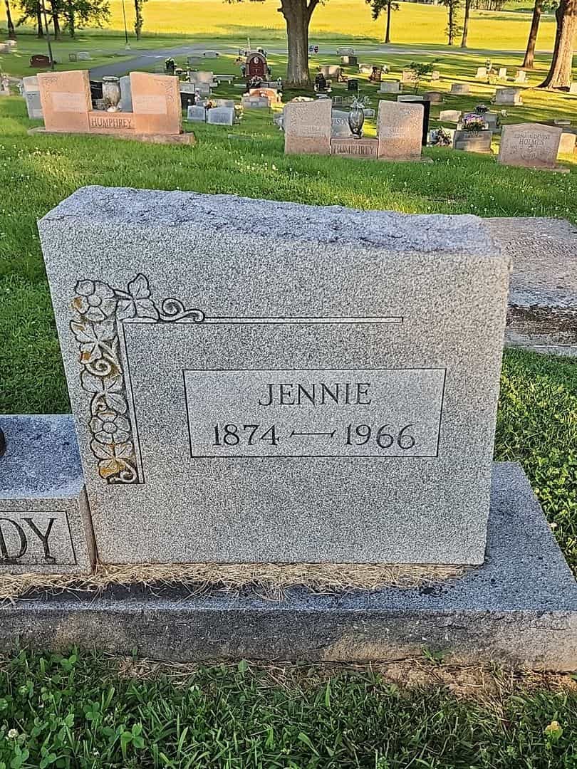 Jennie Kennedy's grave. Photo 3