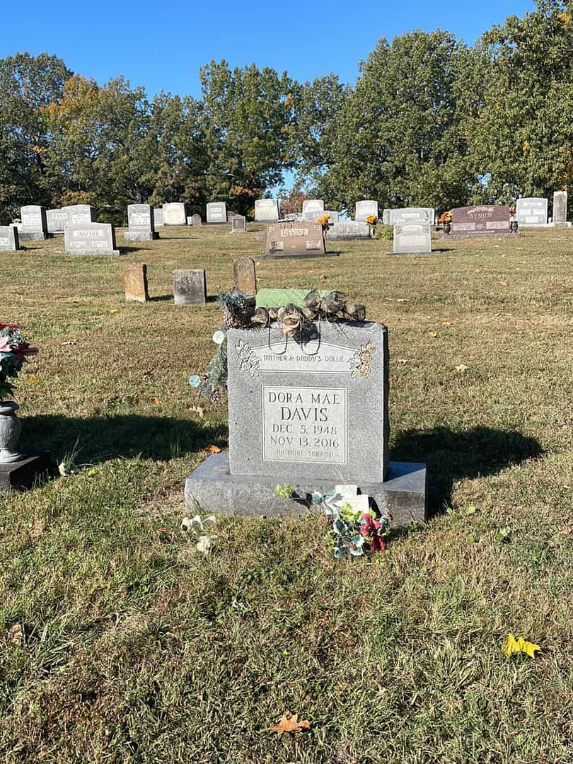 Dora Mae Davis's grave. Photo 2