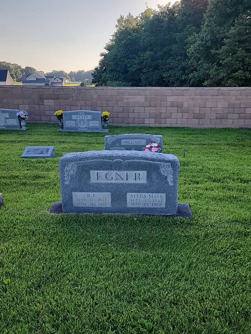 B. F. Egner's grave. Photo 2