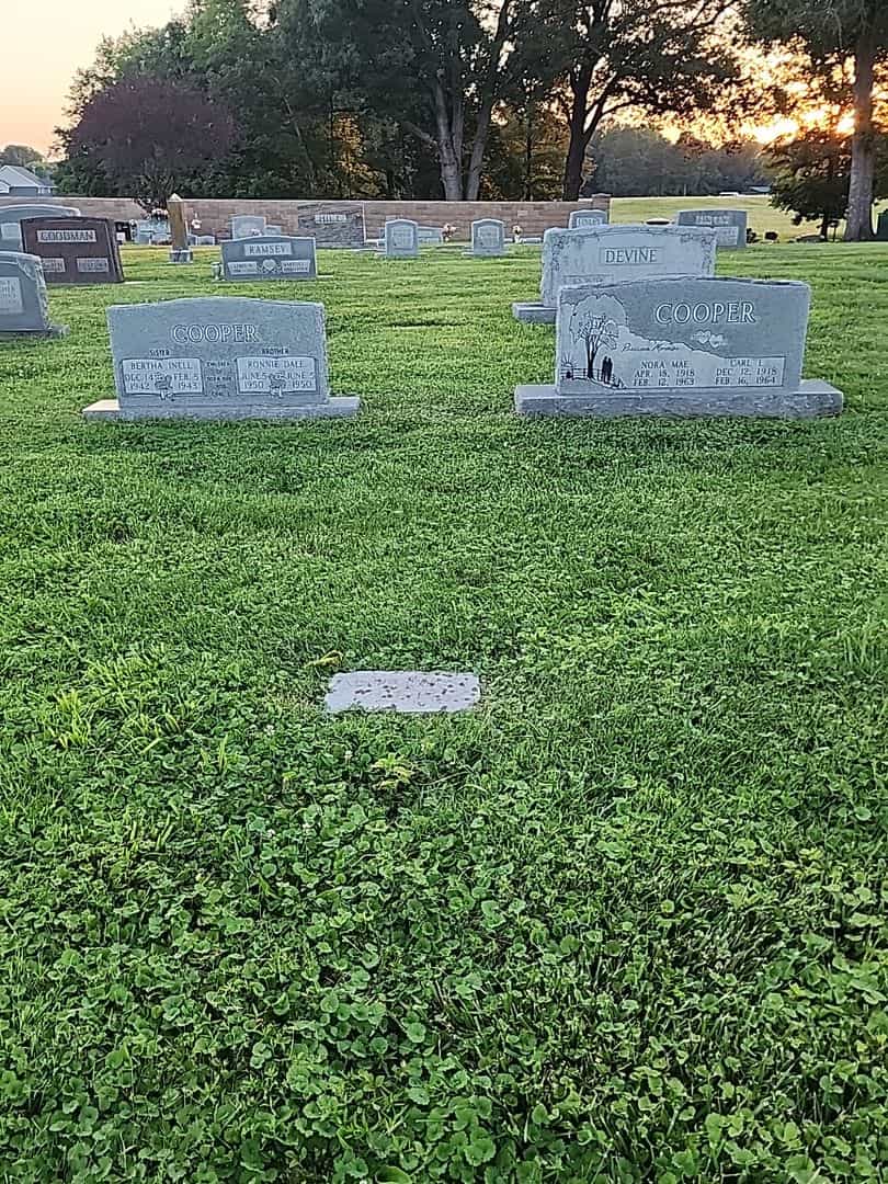 Alpha Manning's grave. Photo 2