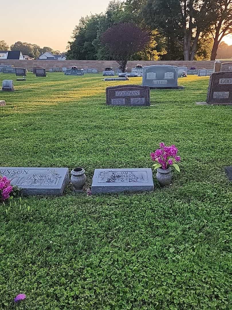 William E. Adkinson's grave. Photo 2