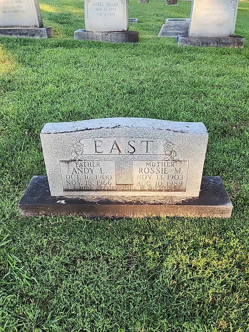 Andy L. East's grave. Photo 1