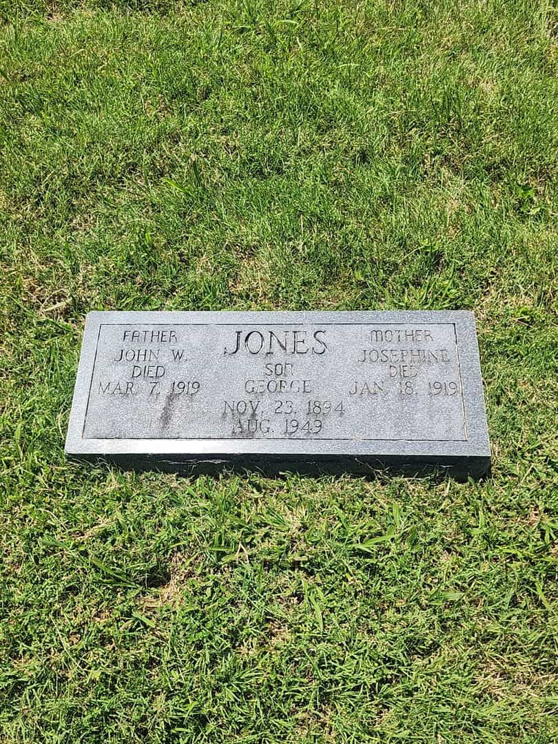 John W. Jones's grave. Photo 1