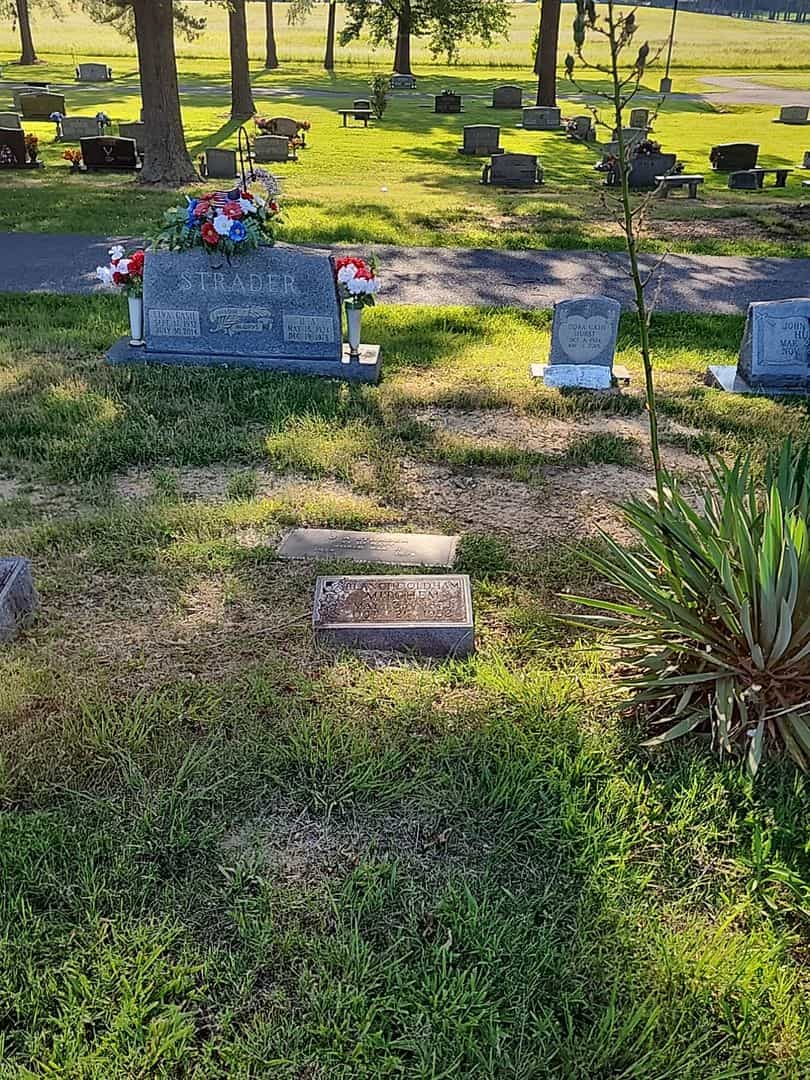 Blanche Oldham Mitchem's grave. Photo 2