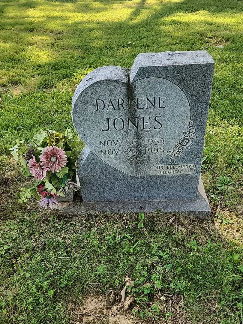 Darlene Jones's grave. Photo 1
