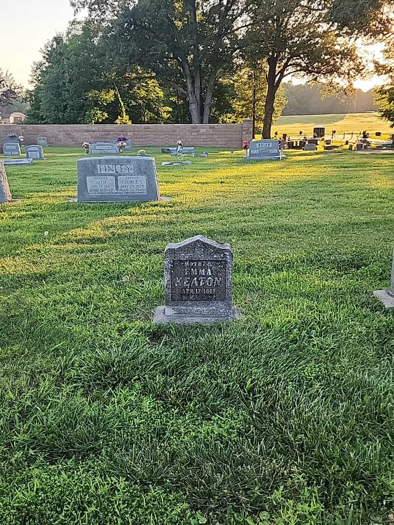 Emma Keaton's grave. Photo 2