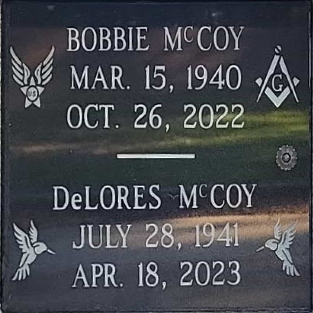 DeLores McCoy's grave