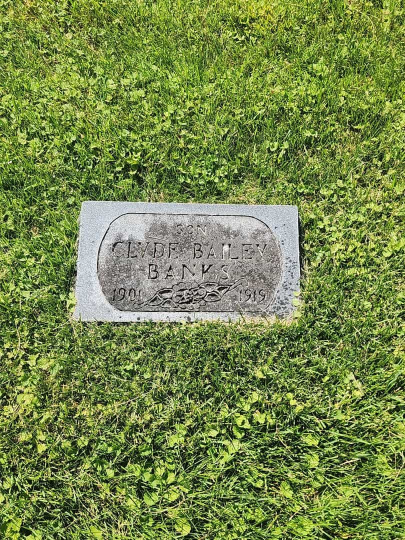 Clyde Bailey Banks's grave. Photo 1