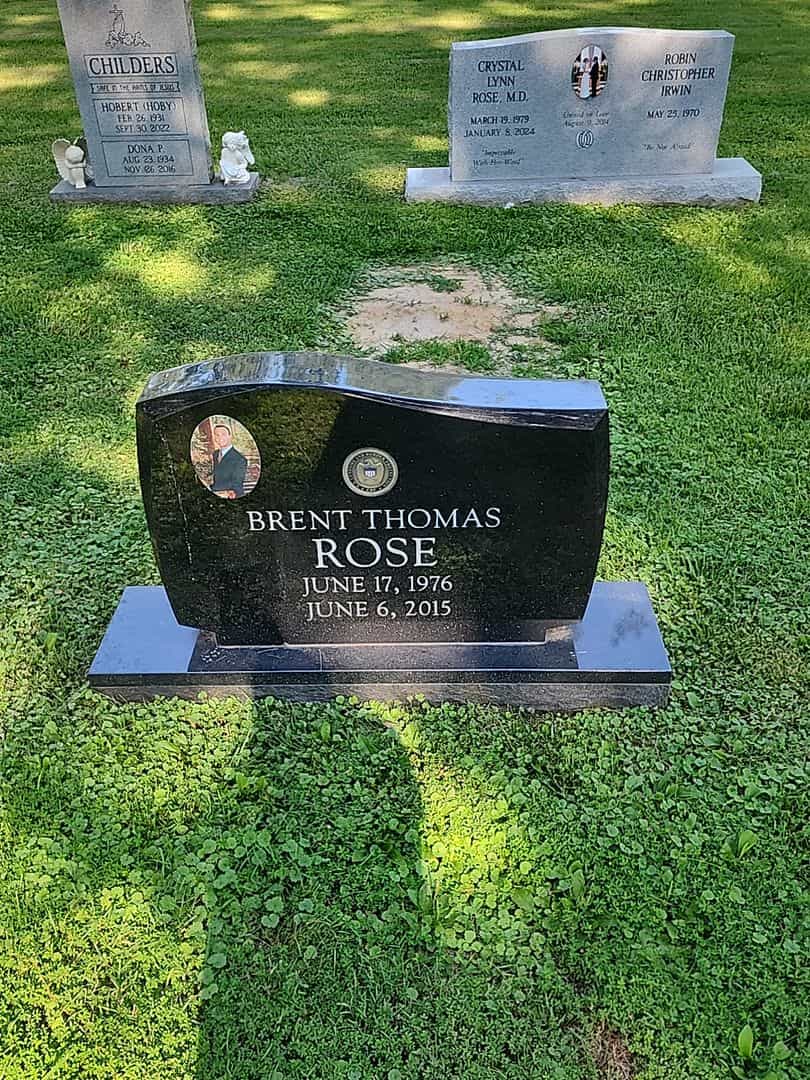 Brent Thomas Rose's grave. Photo 1