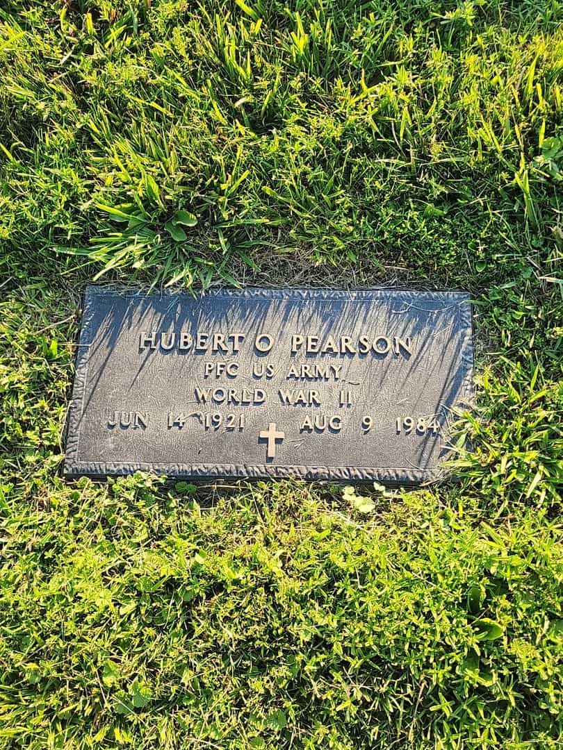 Hubert O. Pearson's grave. Photo 3