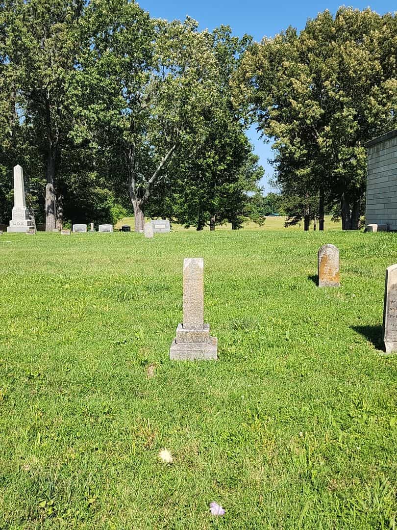 Mary J. East's grave. Photo 2