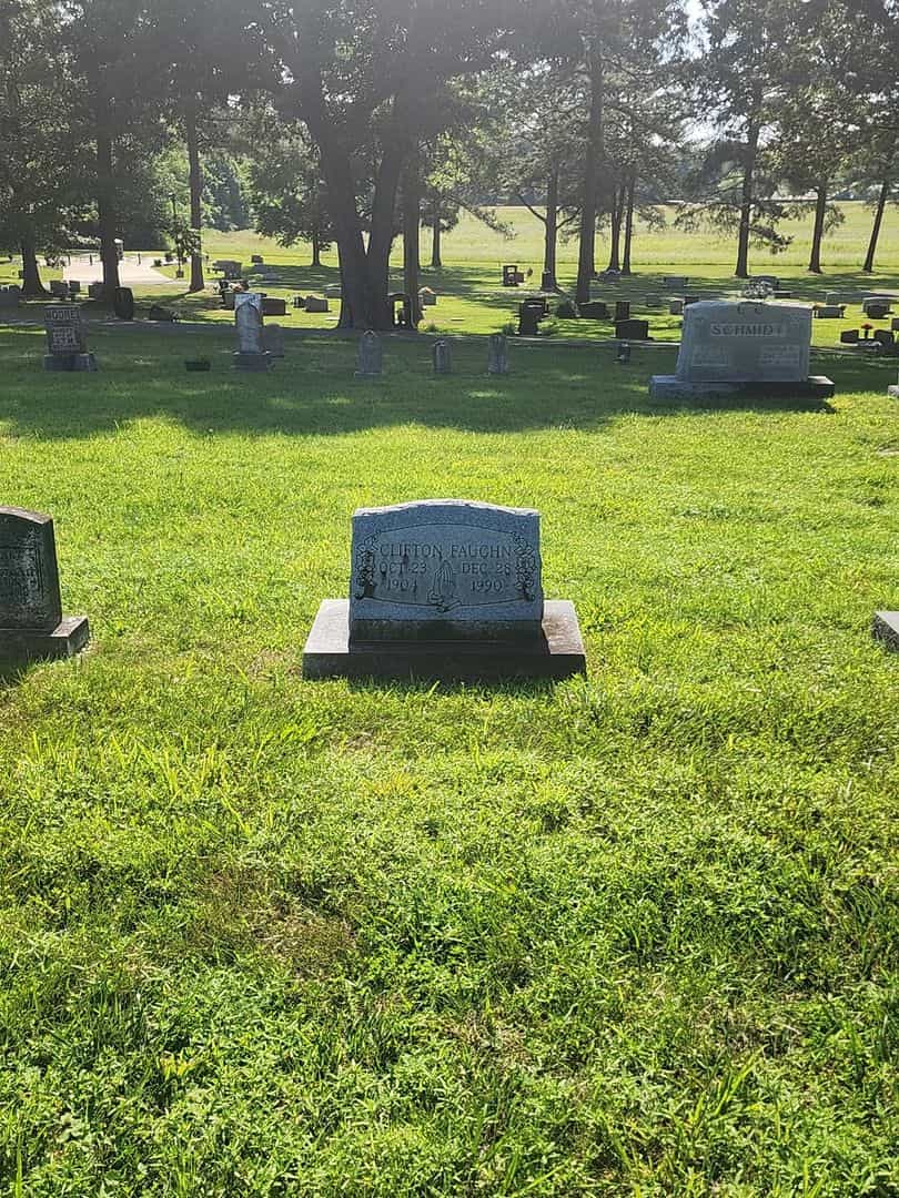 Clifton Faughn's grave. Photo 2