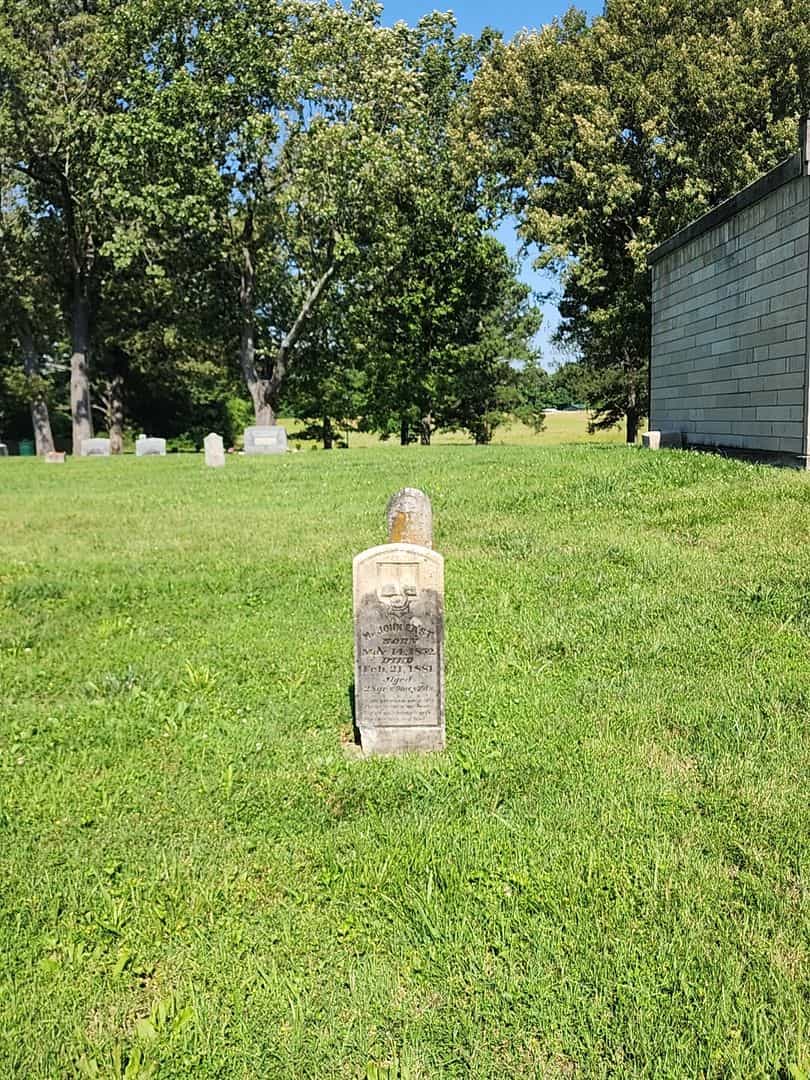 Mister John East's grave. Photo 2