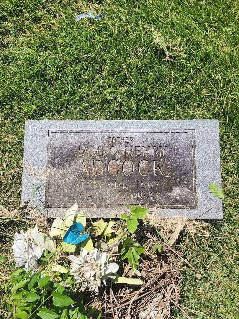 James Henry Adcock's grave. Photo 1