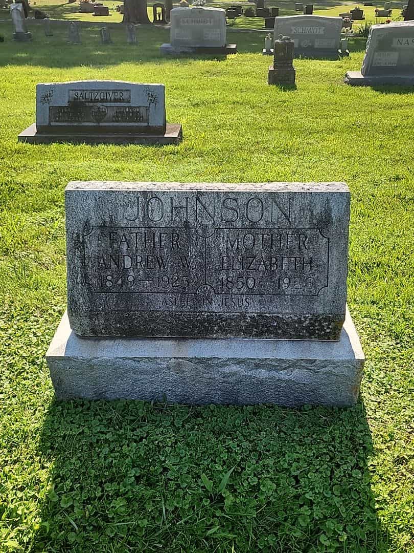 Andrew W. Johnson's grave. Photo 1