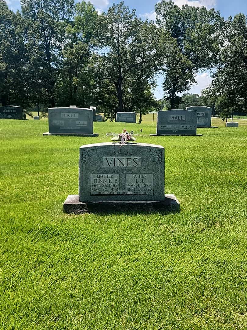 I. J. Vines's grave. Photo 2