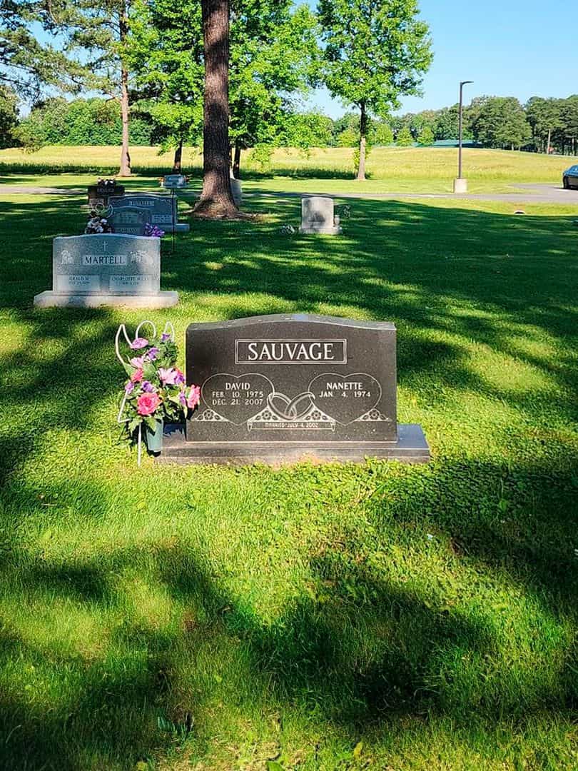 David Sauvage's grave. Photo 2