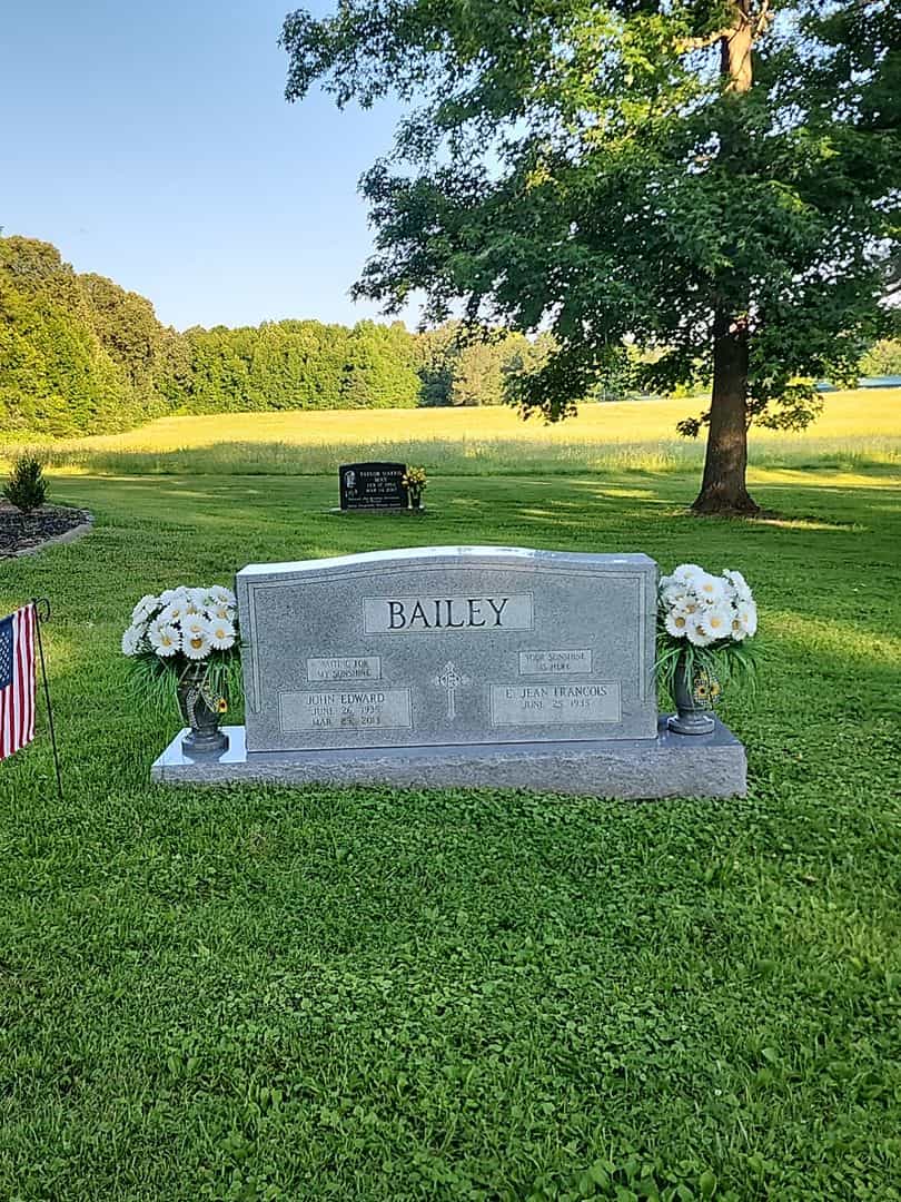 John Edward Bailey's grave. Photo 2