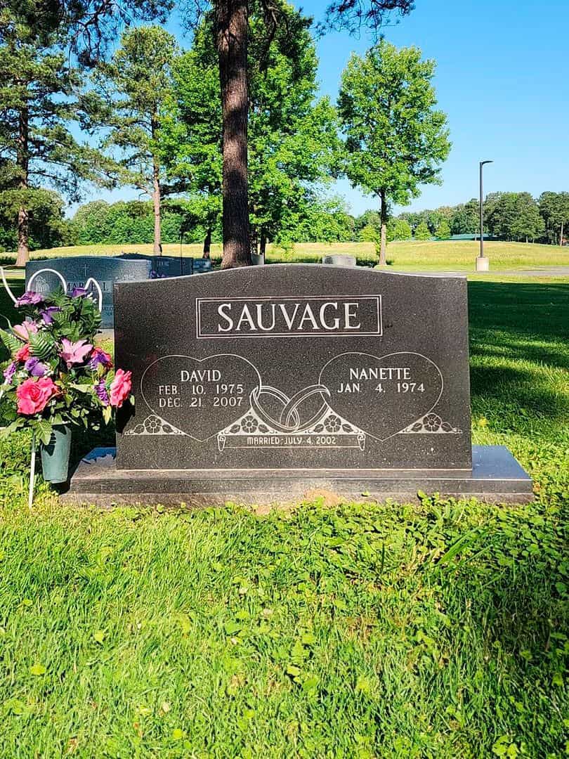 David Sauvage's grave. Photo 1