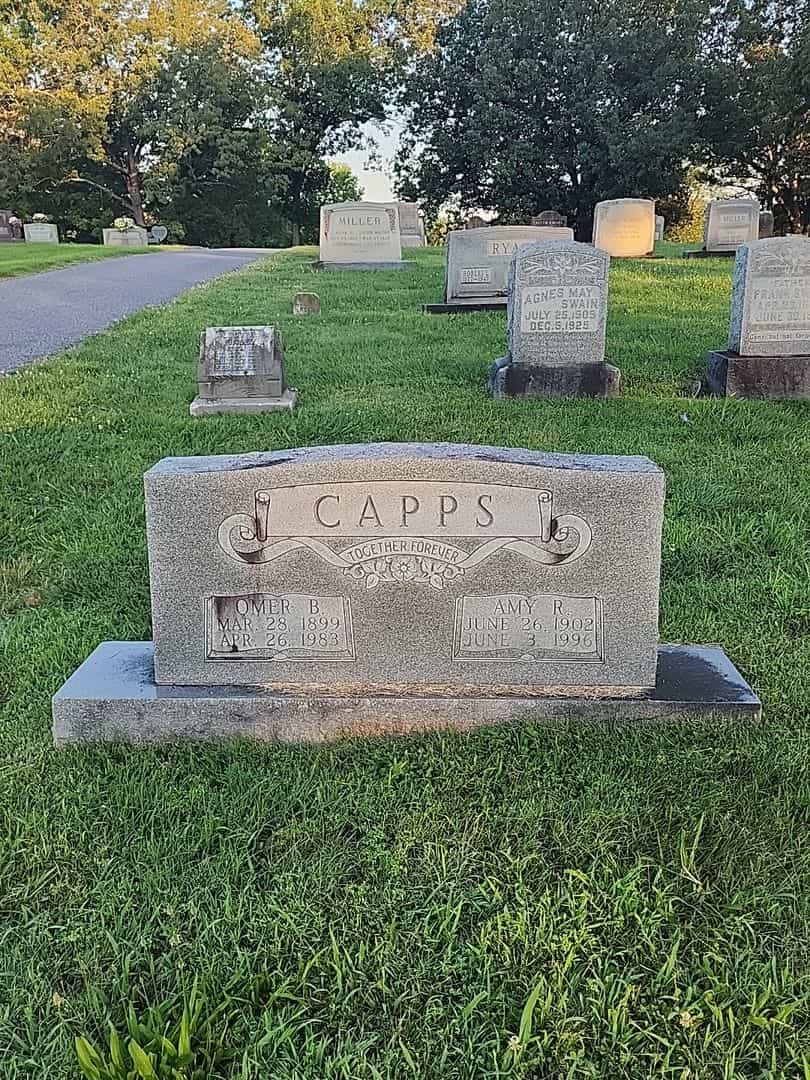 Omer B. Capps's grave. Photo 1